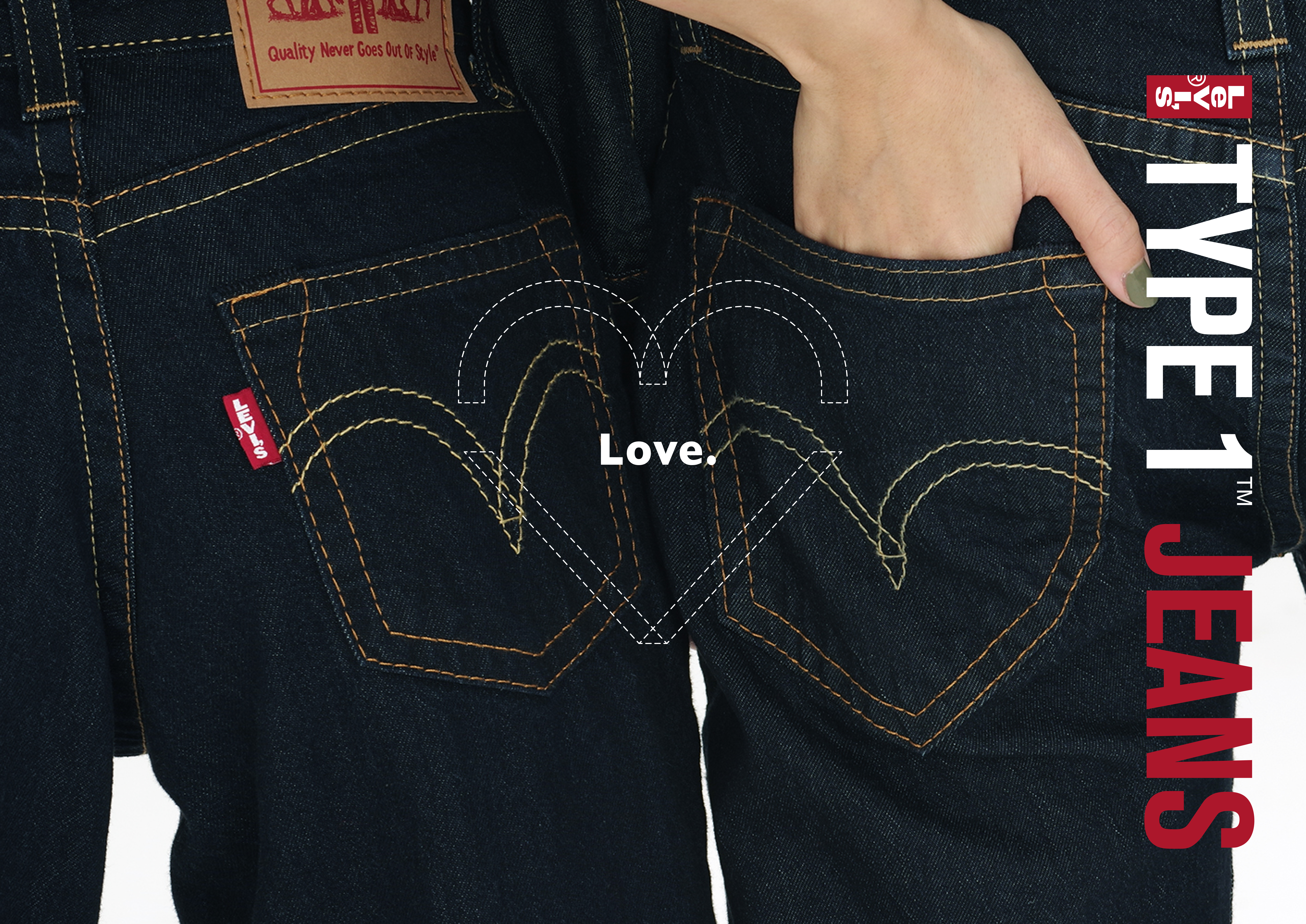 LEVI'S TYPE 1 JEANS 「Bold as Love」